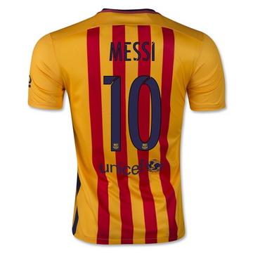 Boutique Maillot Barcelone Messi Exterieur 2015 2016