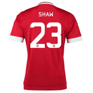 Collection Maillot Manchester United Shaw Domicile 2015 2016