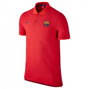 France Maillot Barcelone Polo Rouge 2016 2017