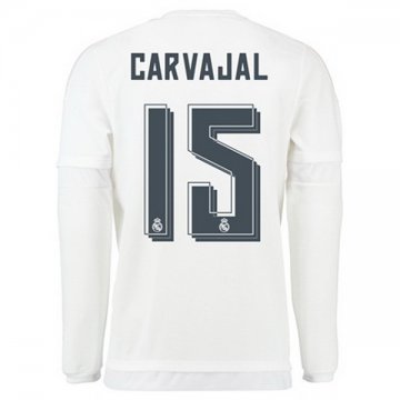 La Nouvelle Maillot Real Madrid Manche Longue Carvajal Domicile 2015 2016