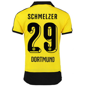 Maillot Borussia Dortmund Schmelzer Domicile 2015 2016 Vente Chaude Paris