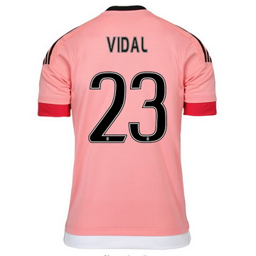 Maillot Juventus Vidal Exterieur 2015 2016 Soldes France