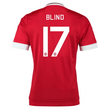 Maillot Manchester United Blind Domicile 2015 2016 Pas Cher Provence