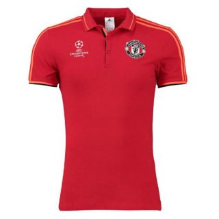 Maillot Manchester United Champion Polo Rouge 2016 Code Promo France