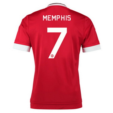 Maillot Manchester United Memphis Domicile 2015 2016 Vente Chaude Paris