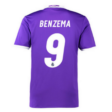 Maillot Real Madrid Benzema Exterieur 2016 2017 Magasin Lyon