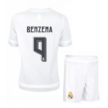 Maillot Real Madrid Enfant Benzema Domicile 2015 2016 Pas Cher Réduction De 55%