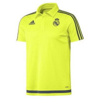 Maillot Real Madrid Polo Jaune 2016 2017 Soldes Lyon