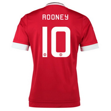 Nouvelle Maillot Manchester United Rooney Domicile 2015 2016