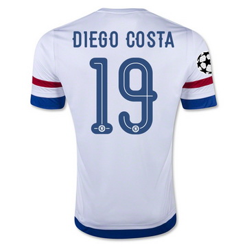 Nouvelles Maillot Chelsea Diego Costa Exterieur 2015 2016