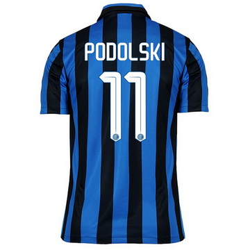 Acheter Nouveau Maillot Inter Milan Podolski Domicile 2015 2016