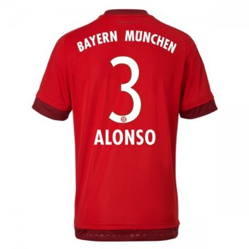 Catalogue Maillot Bayern Munich Alonso Domicile 2015 2016