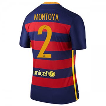 Collection Maillot Barcelone Montoya Domicile 2015 2016