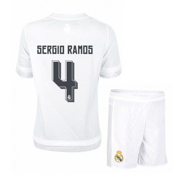 Collection Maillot Real Madrid Enfant Sergio Ramos Domicile 2015 2016