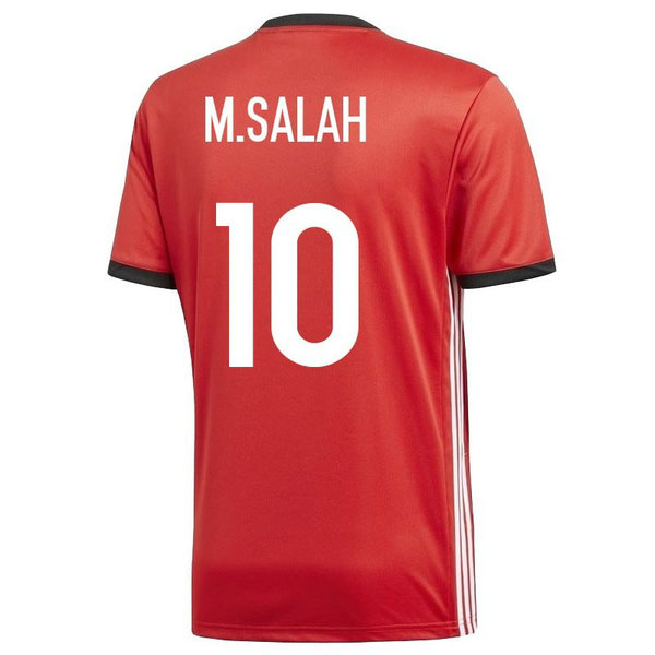 2018 2019 Homme Maillot Egypte SALAH Coupe du Monde Domicile