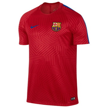 Maillot Avant-Match Barcelone Rouge 2016 2017 Magasin Lyon
