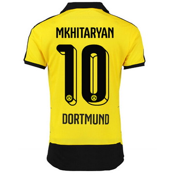 Maillot Borussia Dortmund Mkhitaryan Domicile 2015 2016 Soldes Alsace