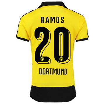 Maillot Borussia Dortmund Ramos Domicile 2015 2016 Prix Moins Cher