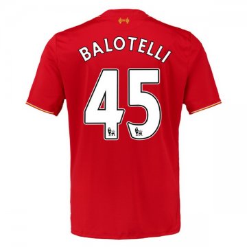 Maillot Liverpool Balotelli Domicile 2015 2016 Remise prix