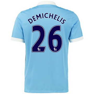 Maillot Manchester City Demichelis Domicile 2015 2016 Rabais en ligne