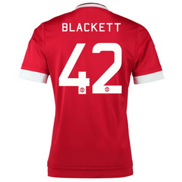Maillot Manchester United Blackett Domicile 2015 2016 la Vente à Bas Prix