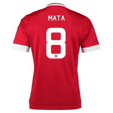 Maillot Manchester United Mata Domicile 2015 2016 Soldes Paris