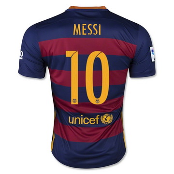 Nouvelle Maillot Barcelone Messi Domicile 2015 2016