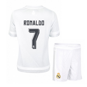 Original Maillot Real Madrid Enfant Ronaldo Domicile 2015 2016