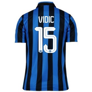 Maillot Inter Milan Vidic Domicile 2015 2016