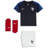 2018 2019 Ensemble Equipe de France Bébé Coupe du Monde 2018 Maillot Short Chaussettes Domicile