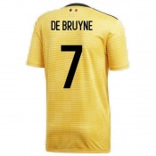 2018 2019 Homme Maillot Belgique DE BRUYNE Coupe du Monde Extérieur