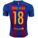 Maillot Barcelone Jordi Alba Domicile 2016 2017
