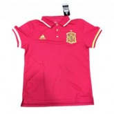 Maillot Espagne Polo Rouge 2016 2017