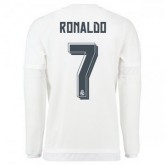 Maillot Real Madrid Manche Longue Ronaldo Domicile 2015 2016