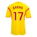 Maillot Liverpool Sakho Exterieur 2014 2015