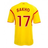 Maillot Liverpool Sakho Exterieur 2014 2015