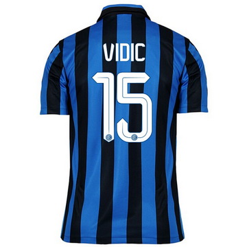 Catalogue Maillot Inter Milan Vidic Domicile 2015 2016