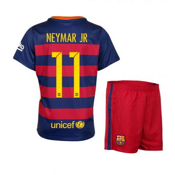 Maillot Barcelone Enfant Neymar.Jr Domicile 2015 2016 est Arrivée