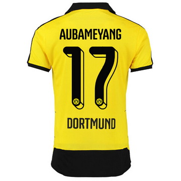 Maillot Borussia Dortmund Aubameyang Domicile 2015 2016 Soldes France