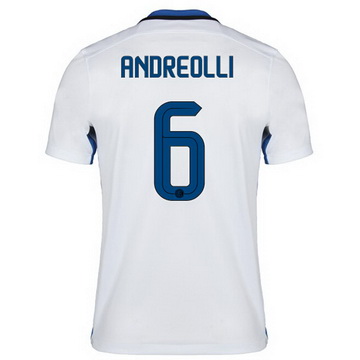 Maillot Inter Milan Andreolli Exterieur 2015 2016 Réduction En Ligne