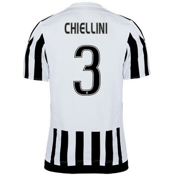Maillot Juventus Chiellini Domicile 2015 2016 Rabais en ligne